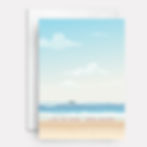 Thumbnail: Sarcastic birthday card with ocean scene on cover.
