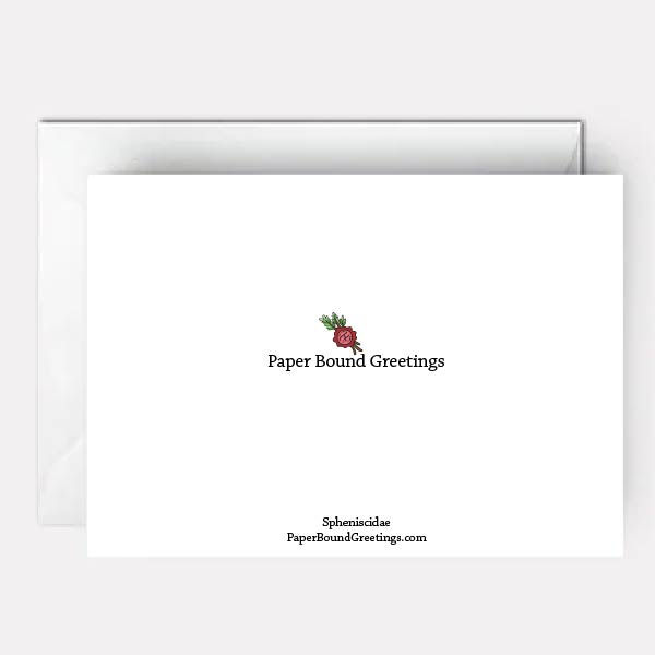 Thumbnail: Penguin Christmas card for families, co-workers and corporations.