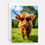 Thumbnail: Cow wearing read heart shaped sunglasses.