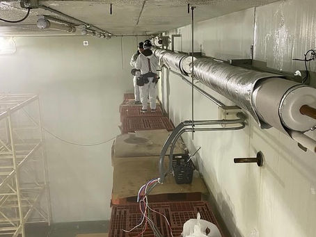大型冷凍機更新工事