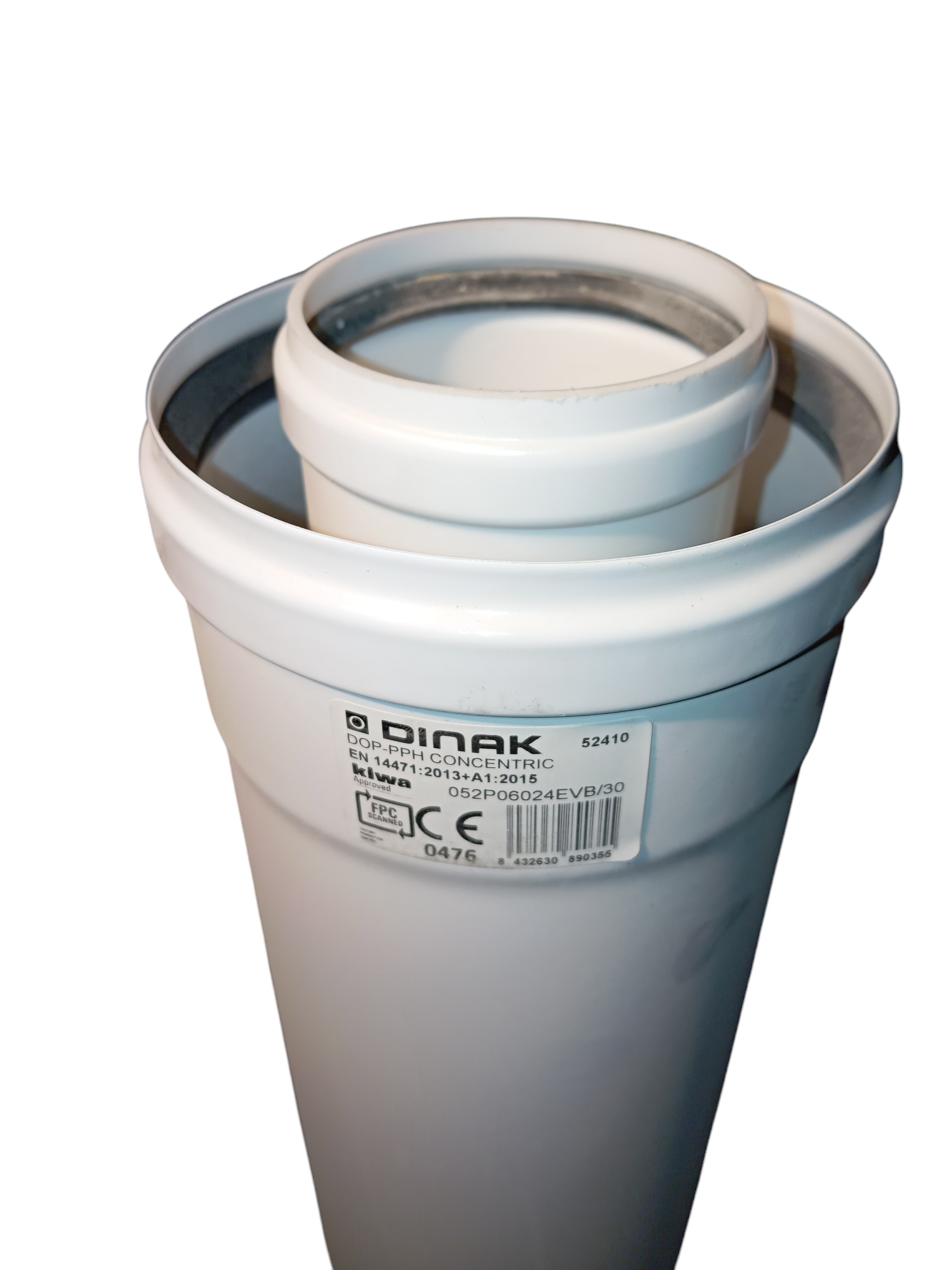 Élément Droit 1/2m Intérieur D60 / Extérieur D100 - DINAK