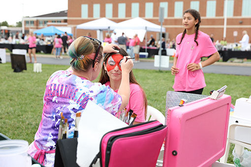 Face painting at The Hope for B.E.S.T. Fest