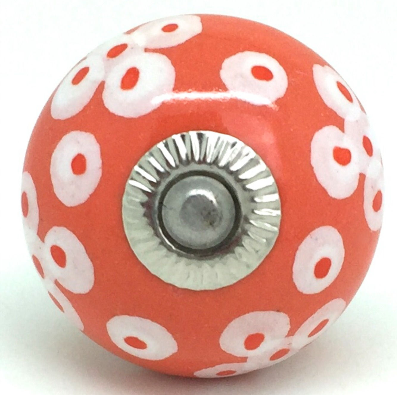 Door Knob Spring Blossom Orange