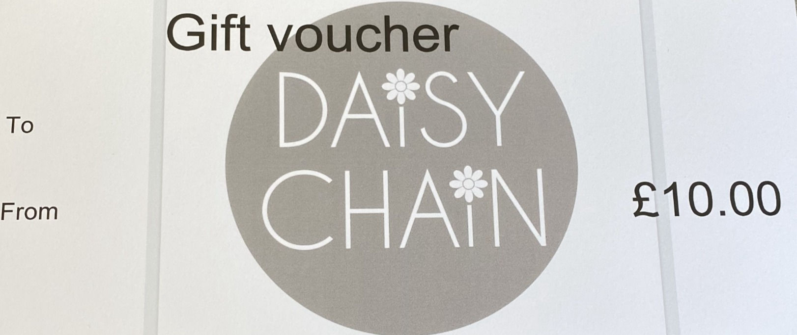 Daisy Chain Gift Voucher £10