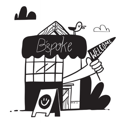 Illustration of the coffee house B'spoke
