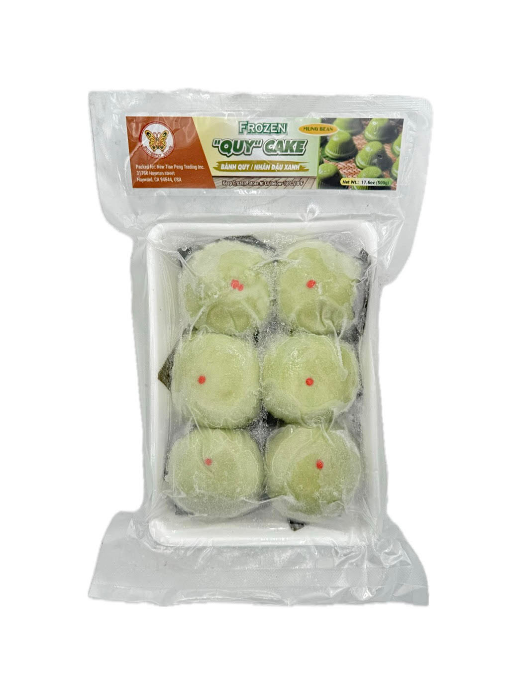 Frozen "Quy" Cake Mung Bean 30x8.5oz