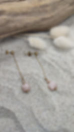 Puce d'oreille pendante pierre de soleil