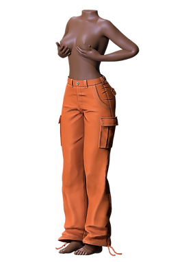 Female Manequin Cargo Pants