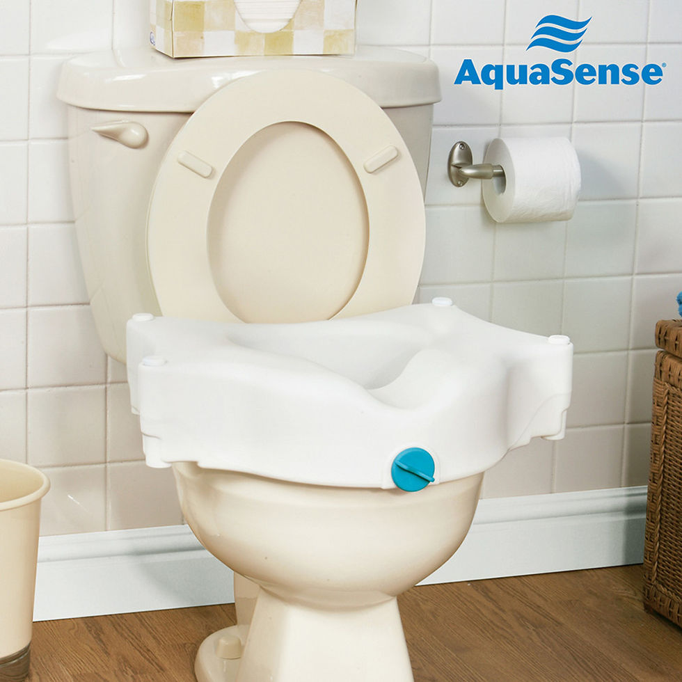 Thumbnail: AquaSense 3-in-1 Contoured Raised Toilet Seat