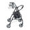 Thumbnail: Drive medical Travel Rollator, walker with a Seat, Black