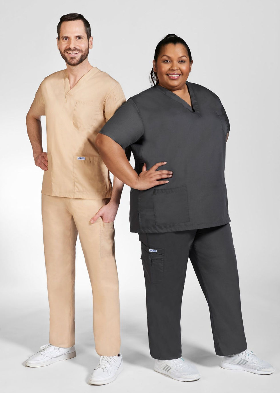 8 Pocket Drawstring Elastic Scrub Set Medical Uniform 1