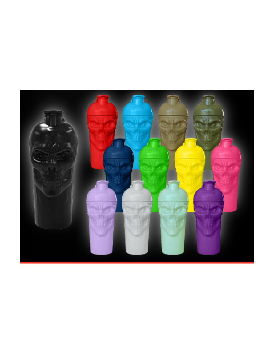 Miniatura: Shaker Cobra Skull – 18 Oz | Diseño Calavera Compacto para Suplementos