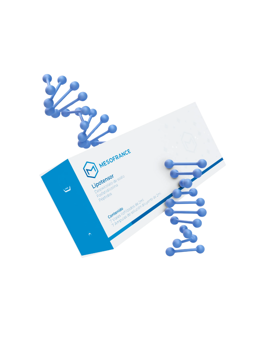 Mesofrance Lipotenzor 7 Amp 2ml Vial | Reductor de Grasa Localizada