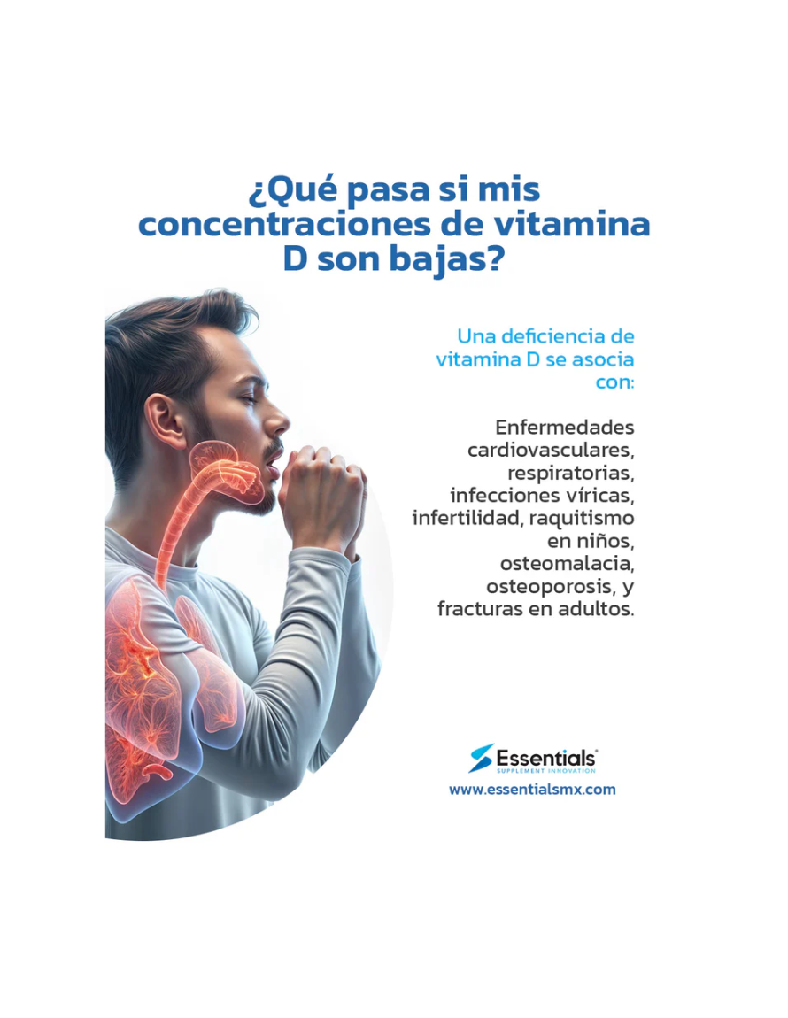 Miniatura: ESS Vitamina D-3 60 Caps | Nutrición Avanzada y Diaria