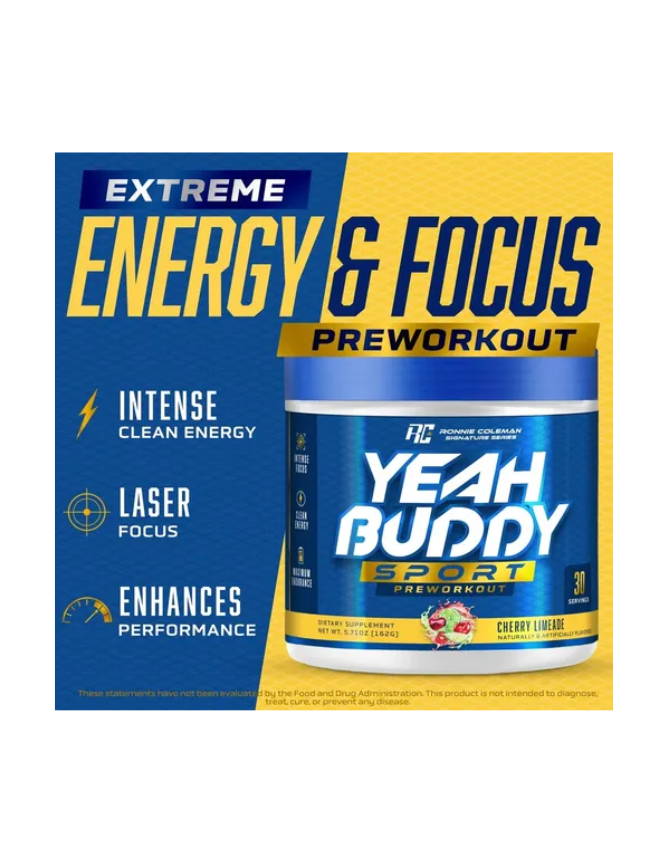 Miniatura: Ronnie Coleman Yeah Buddy Sport 30 Serv – Pre-entreno intensidad medio