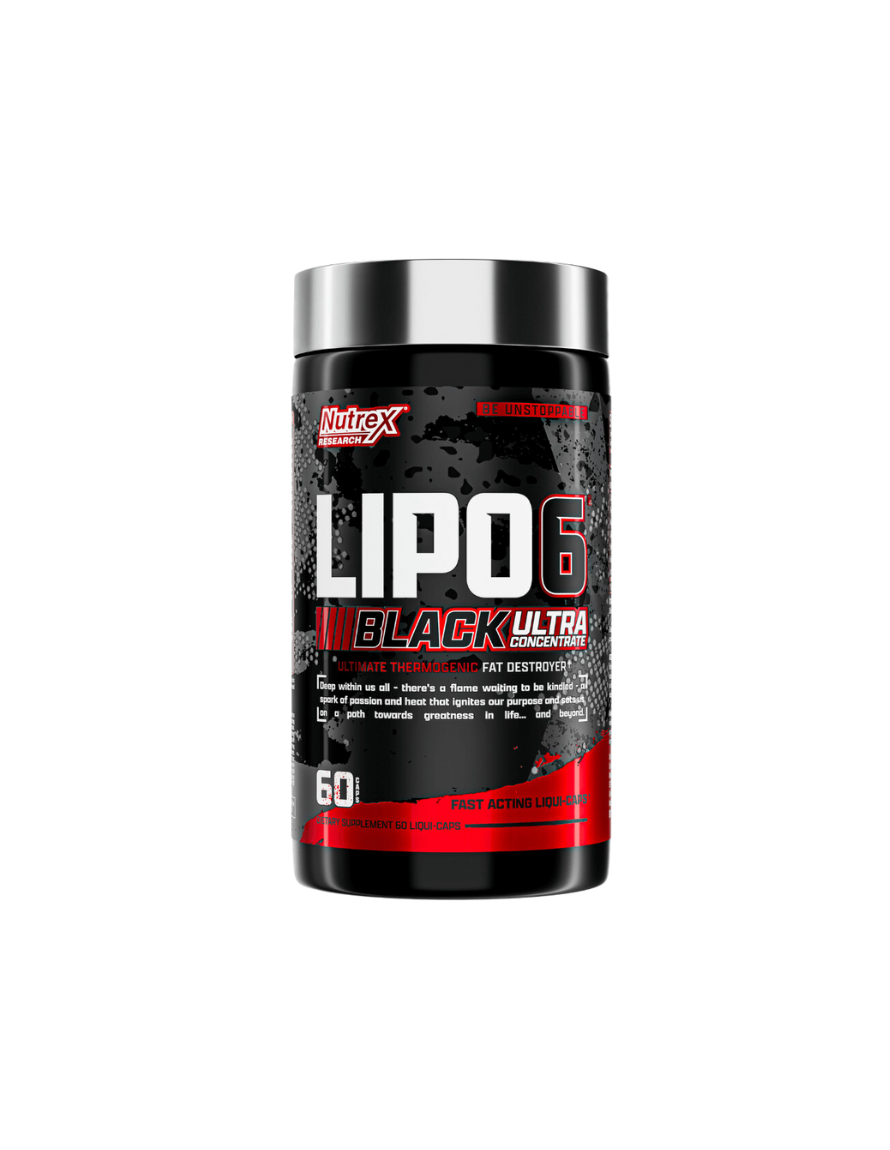 Nt Lipo 6 Black UC 60 Cápsulas Rojo – Quemador de Grasa Ultra Concentrado