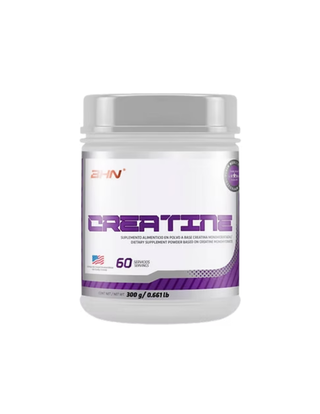 BHN Creatine 300 g 60 Serv | Creatina Monohidratada de Nutrición Deportiva
