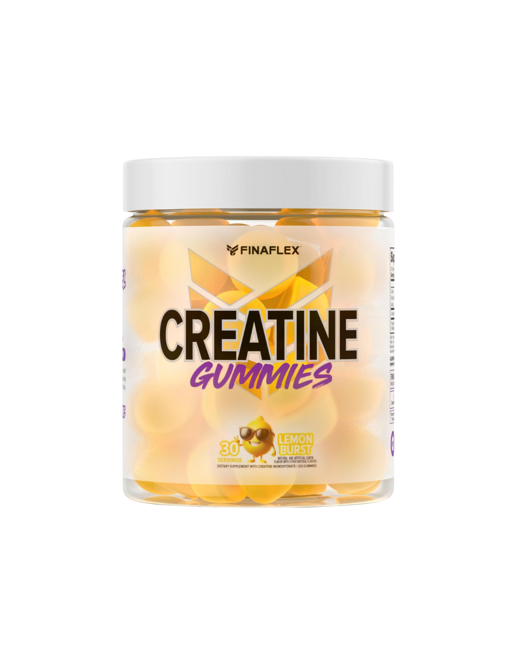 FinaFlex Creatine Gummies 120 ct | Suplemento de Creatina en Gomas