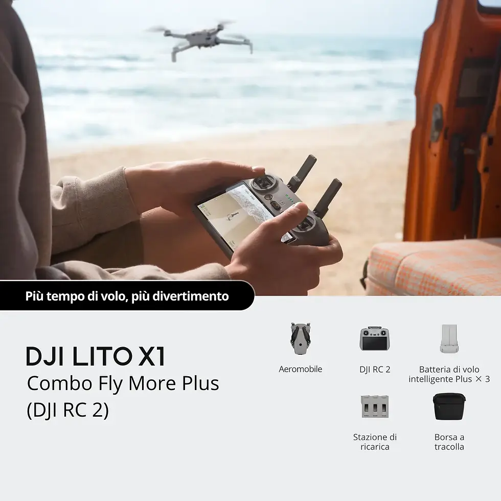 DJI Lito X1 Combo Fly More Plus (DJI RC 2)