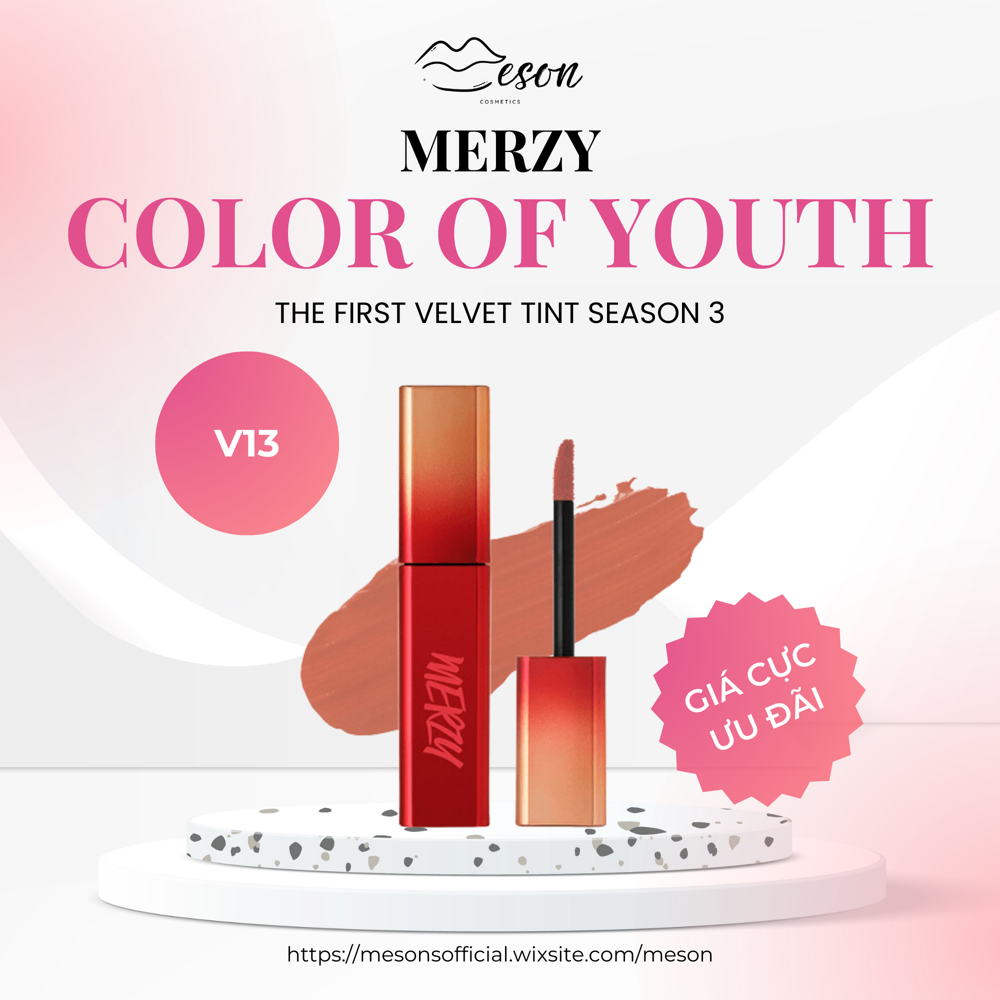 MERZY THE FIRST VELVET TINT SEASON 3 COLOR OF YOUTH