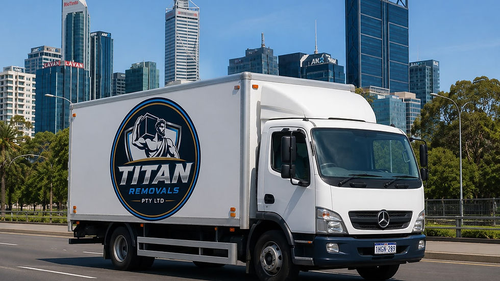 Titan Removals Truck in Perth