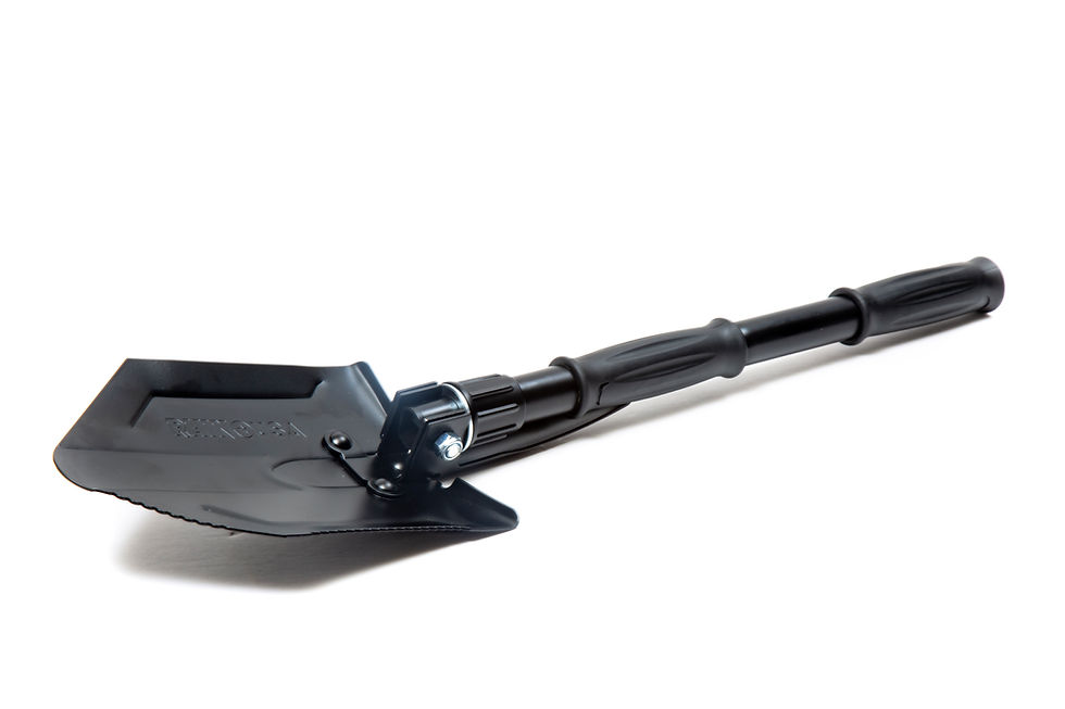 Rhino USA, Folding Survival Shovel, Off-Road Accessories, Product Photography, Amazon Marketplace Ph