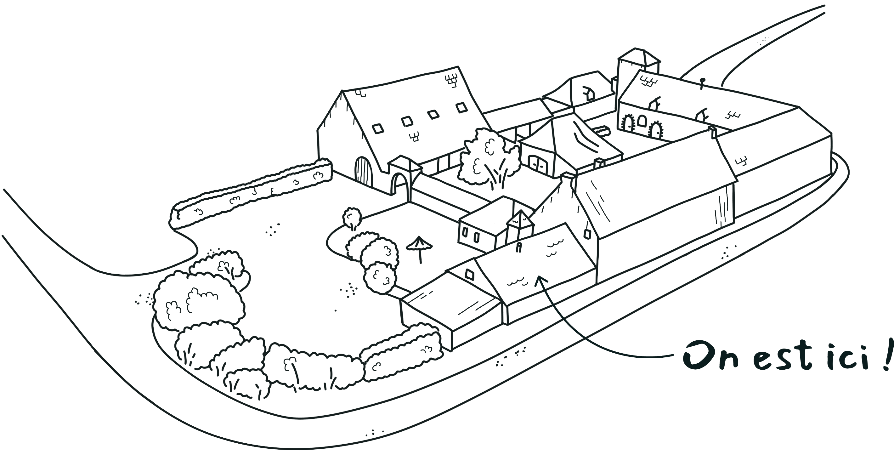 Illustration plan cabane