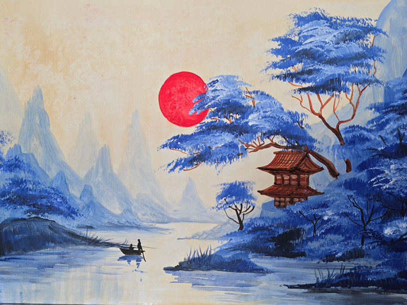 KELSALL Paint Night - Journey of the Evening Sun