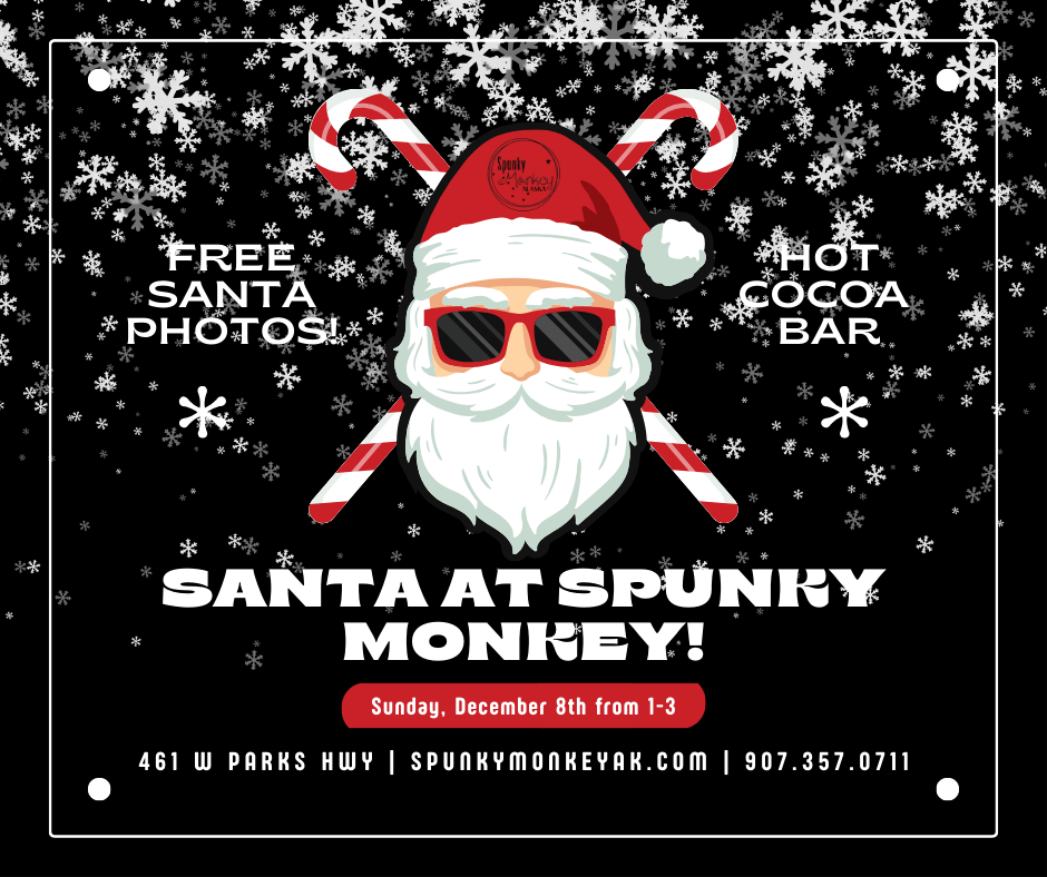 FREE Pictures with Santa at Spunky Monkey!