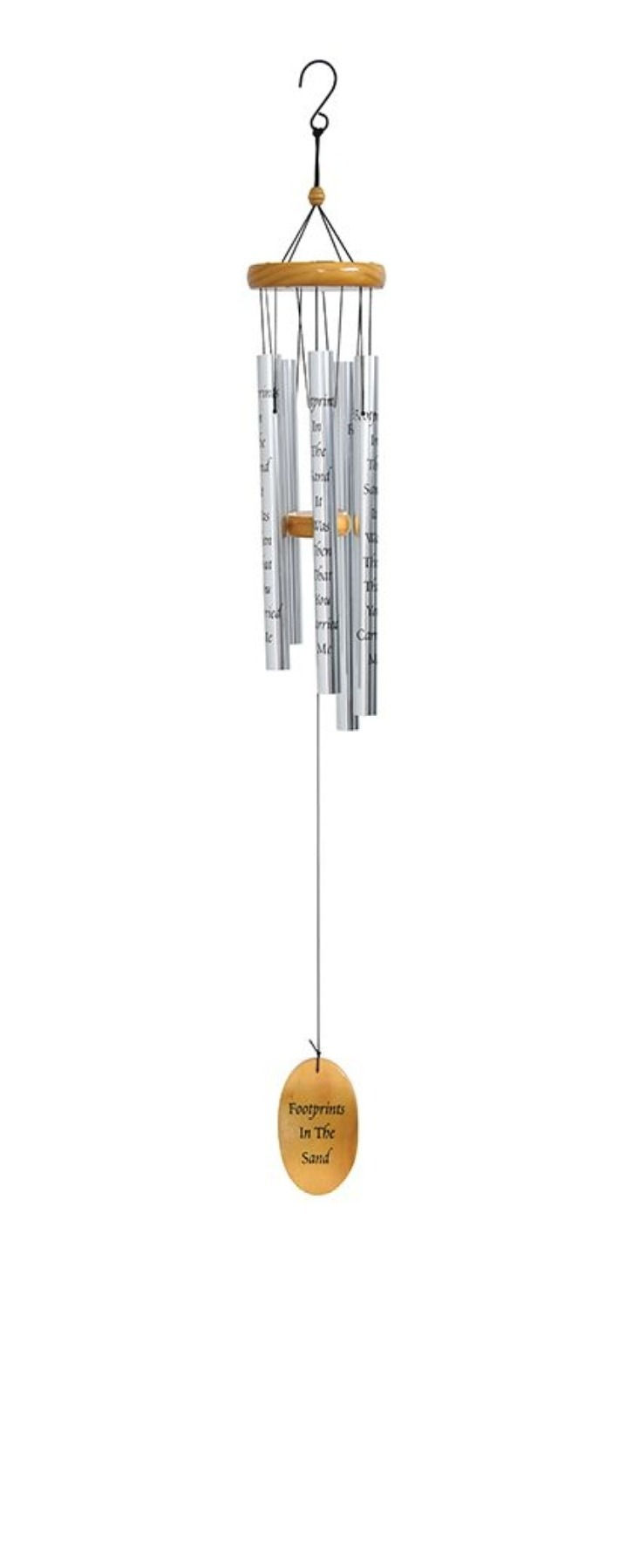 "Footprints in the Sand" Wind Chime