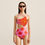 Thumbnail: 'Zoya' Cut out one piece in Hot Pink Sole (CREX317)