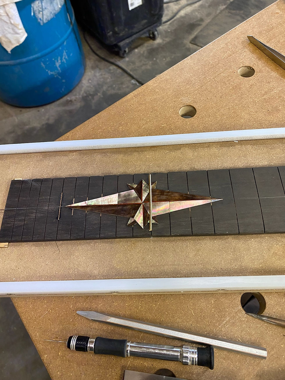 Inlay Ancient Sitka/Ebony