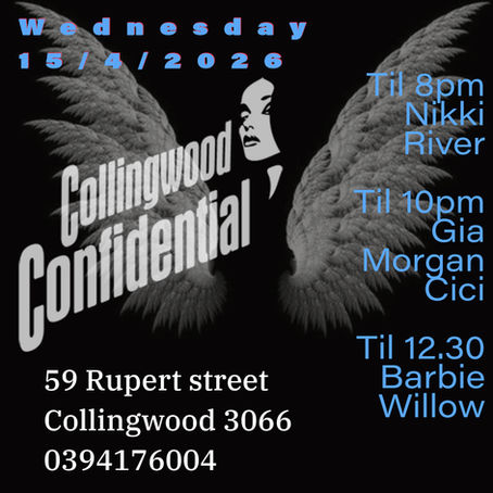 Wednesday night 15/4/2026 roster