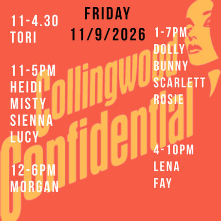 Friday 11/9/2026 Roster