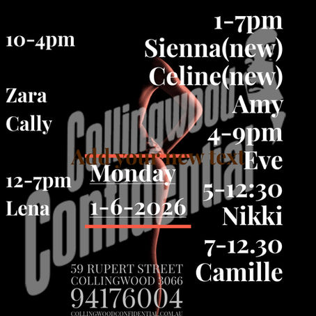 Monday roster 1-6-2026