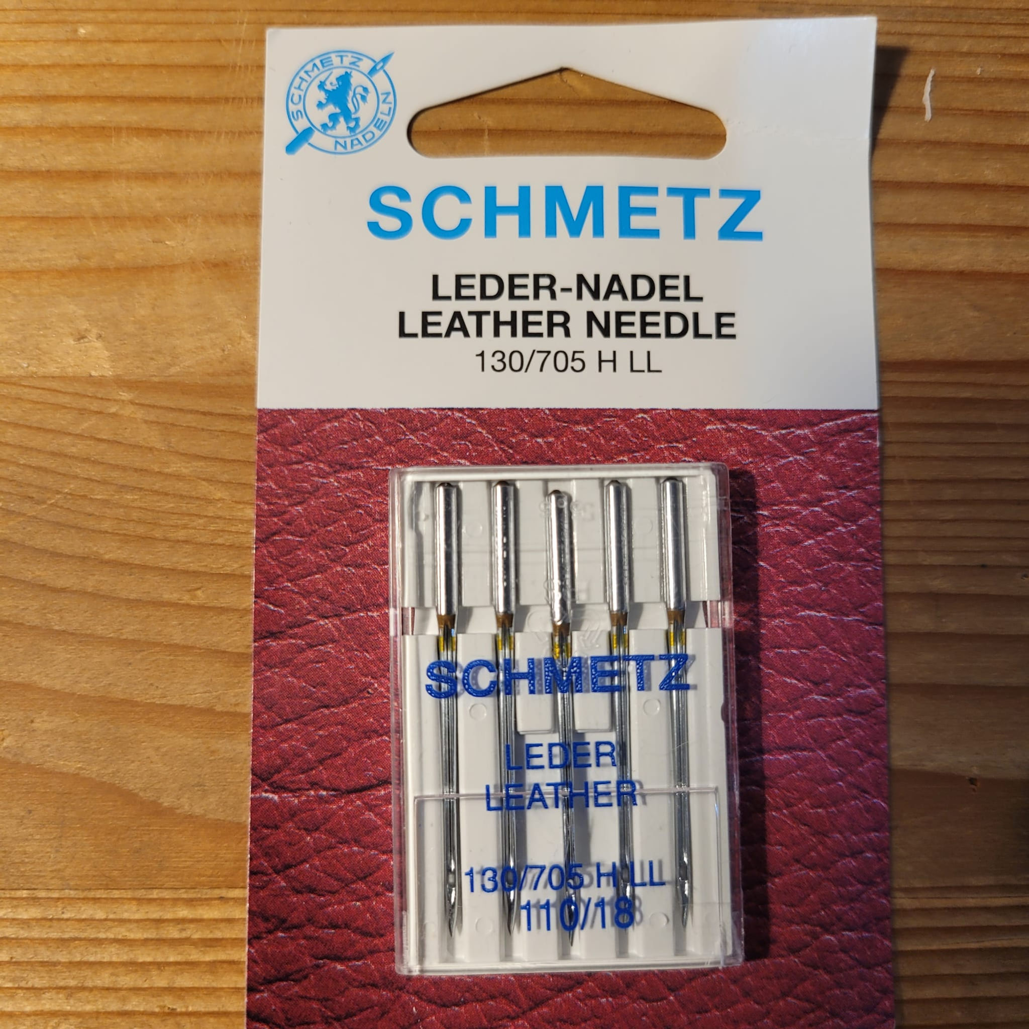 aiguilles cuir X5 taille 110/18