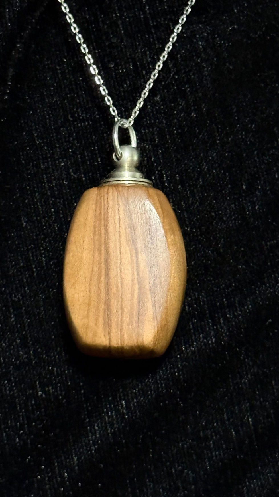 olive wood 2 keepsake necklace