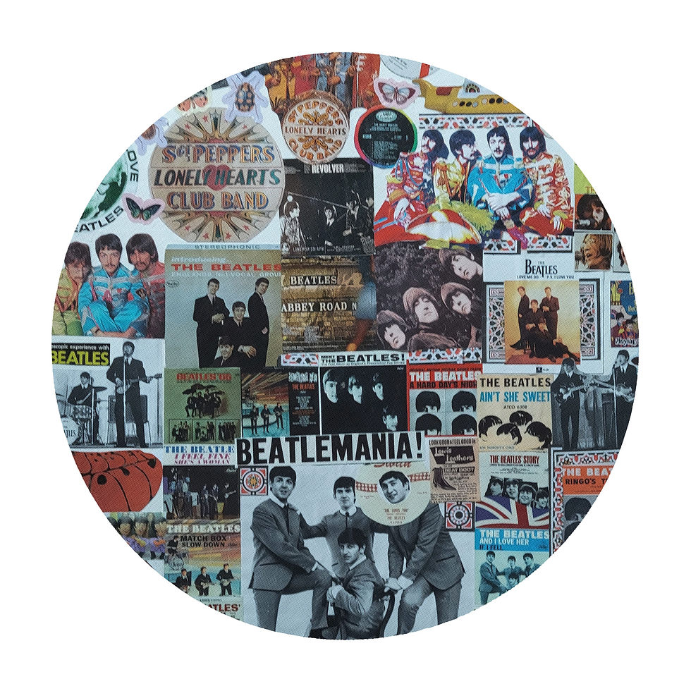 Thumbnail: The Fab 4 Round mouse pad