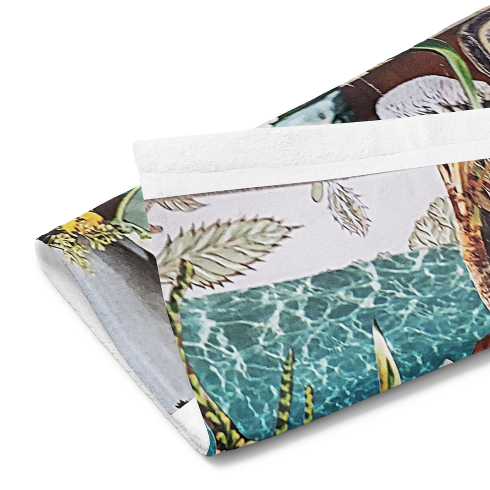Thumbnail: Lime Float Hand towel