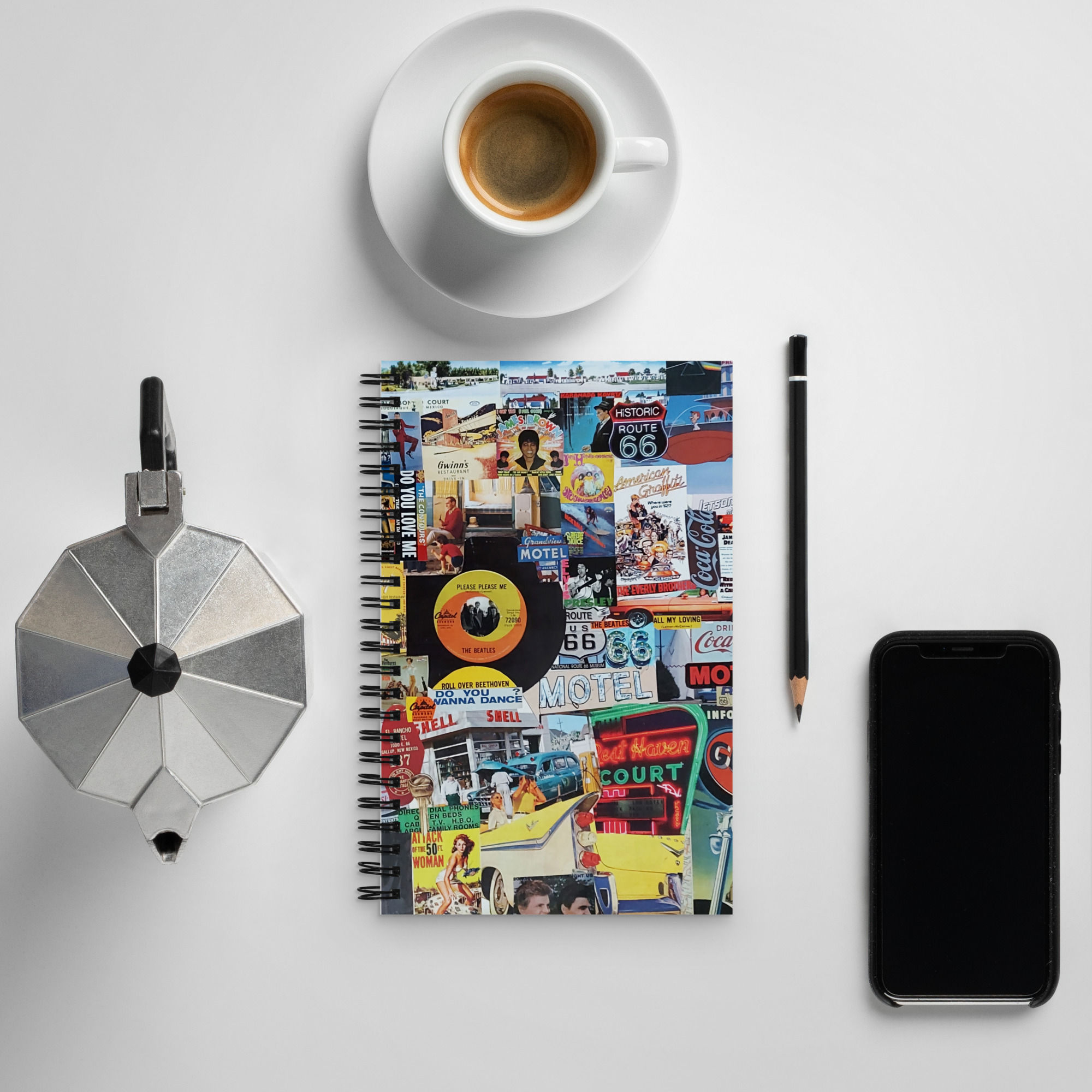 Route 66 Spiral notebook