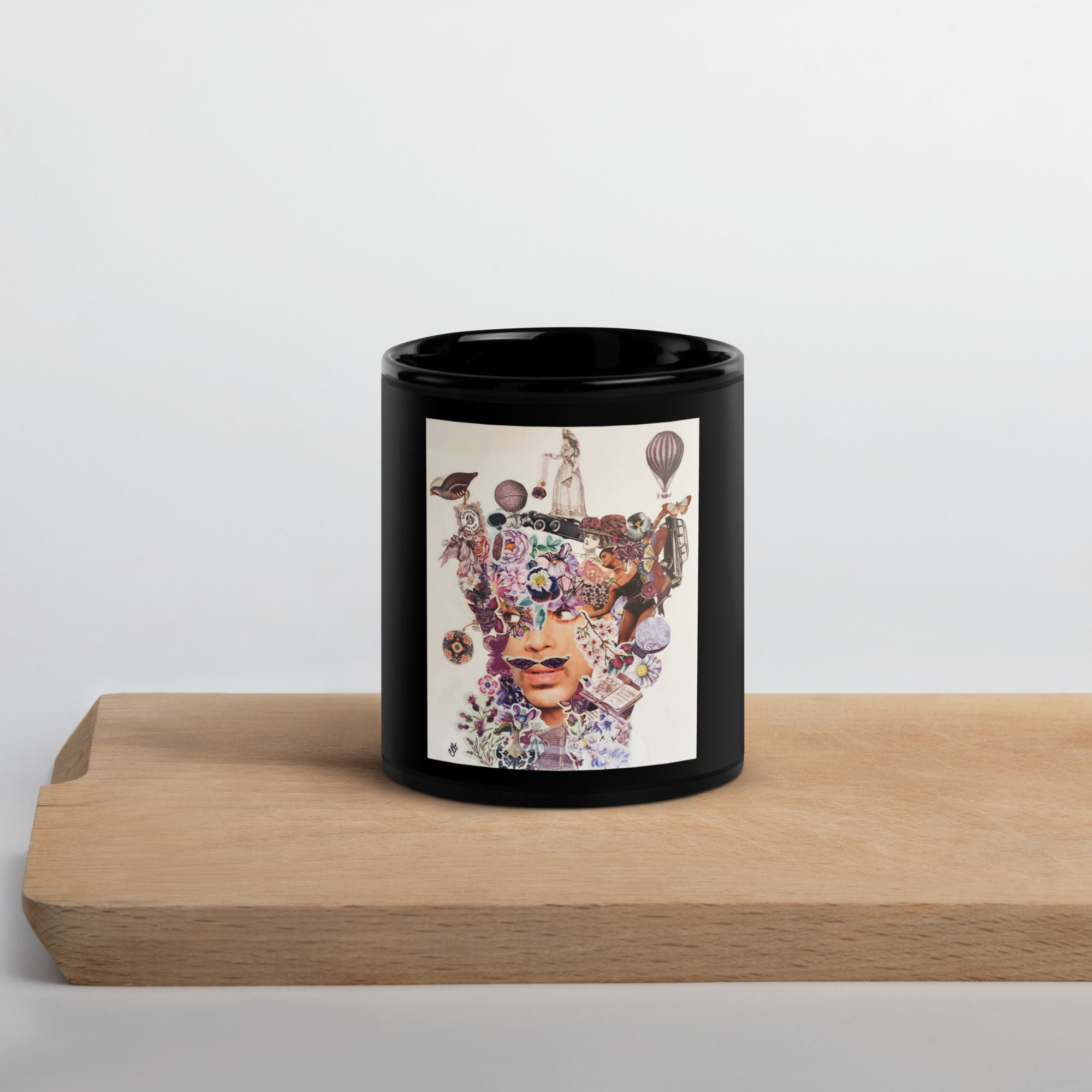 Prince Black Glossy Mug