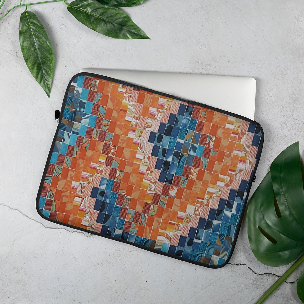 Thumbnail: Salmon Blue Plate Special Laptop Sleeve