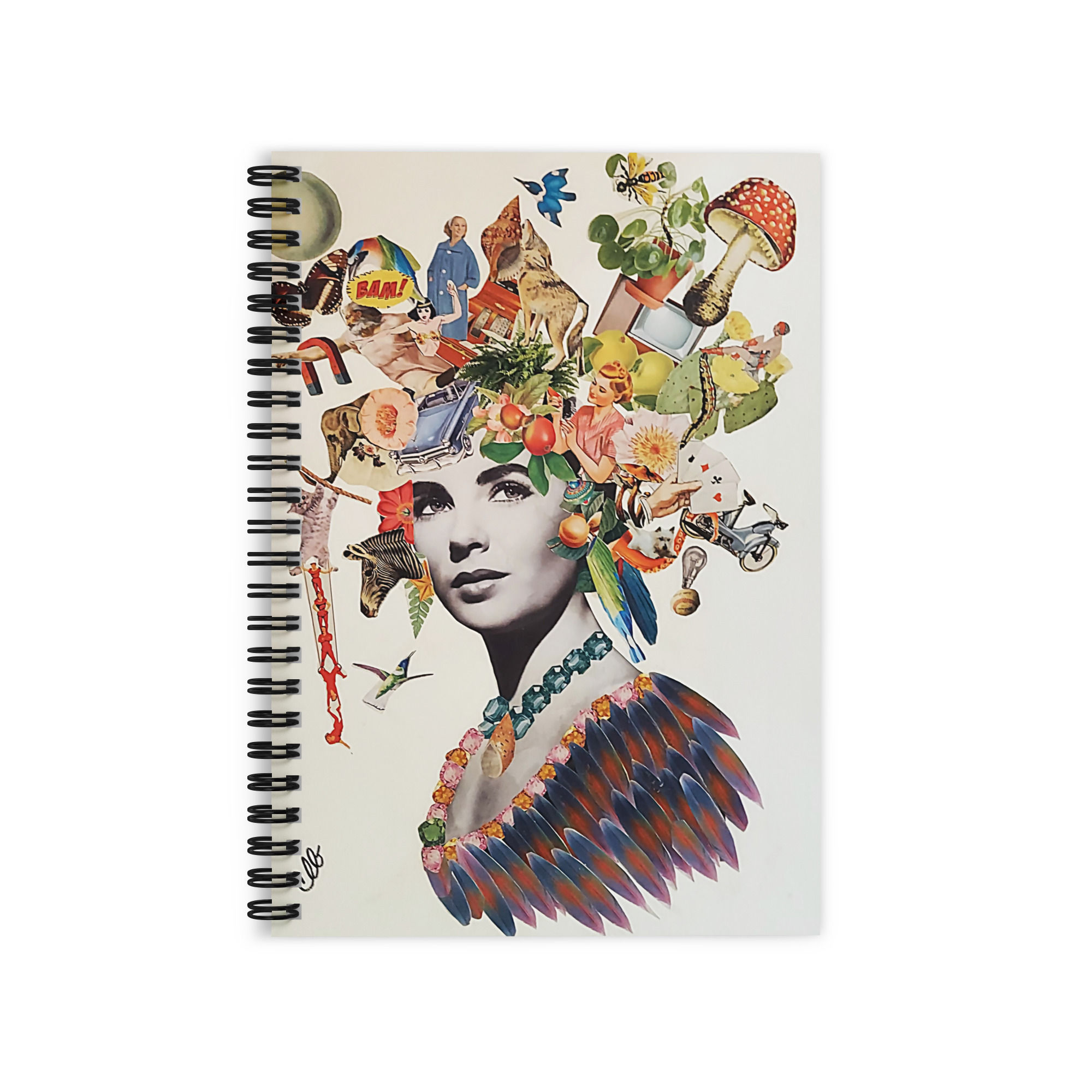 Elizabeth Ruled Line Spiral Notebook