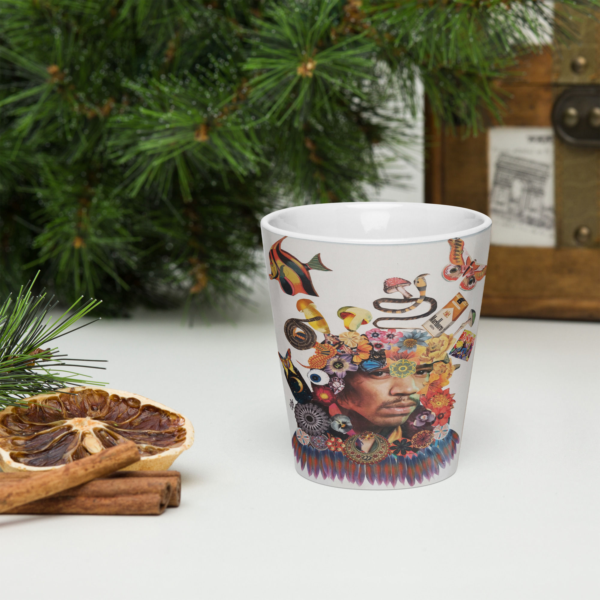 Jimi Hendrix Latte mug