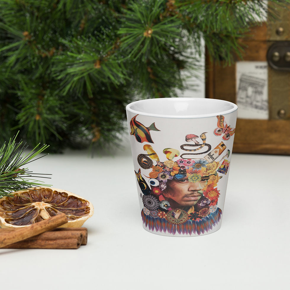 Thumbnail: Jimi Hendrix Latte mug