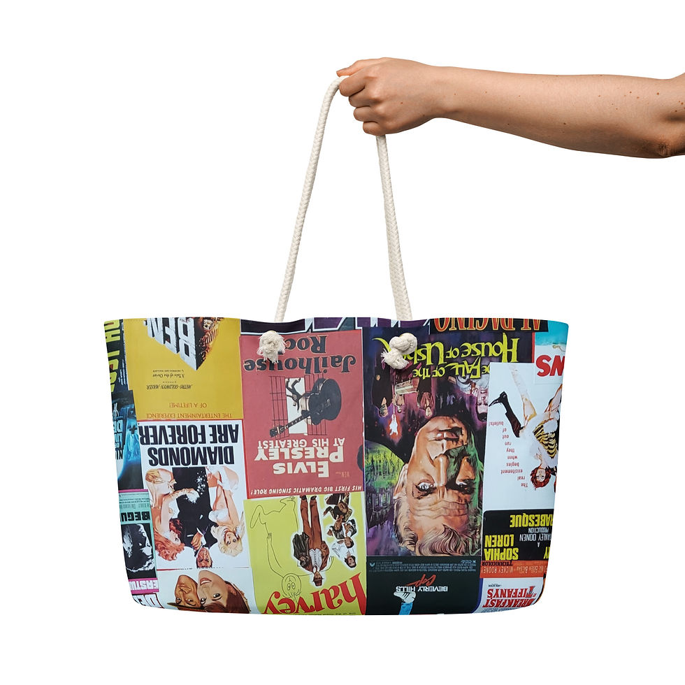 Thumbnail: Classic Movies Oversized weekender bag