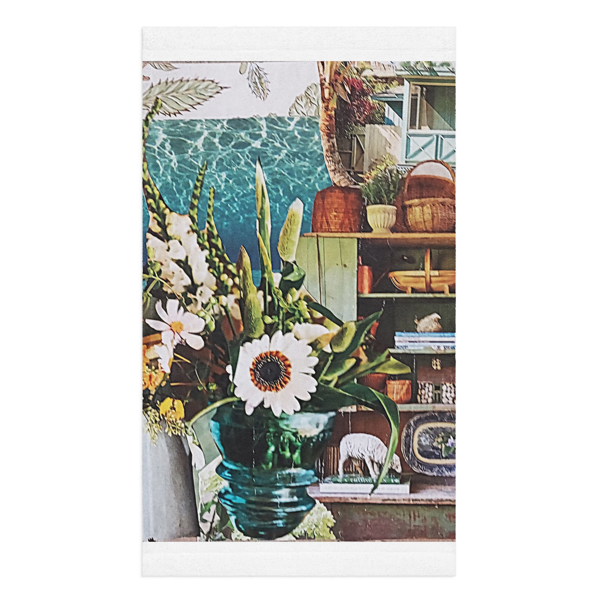 Lime Float Hand towel