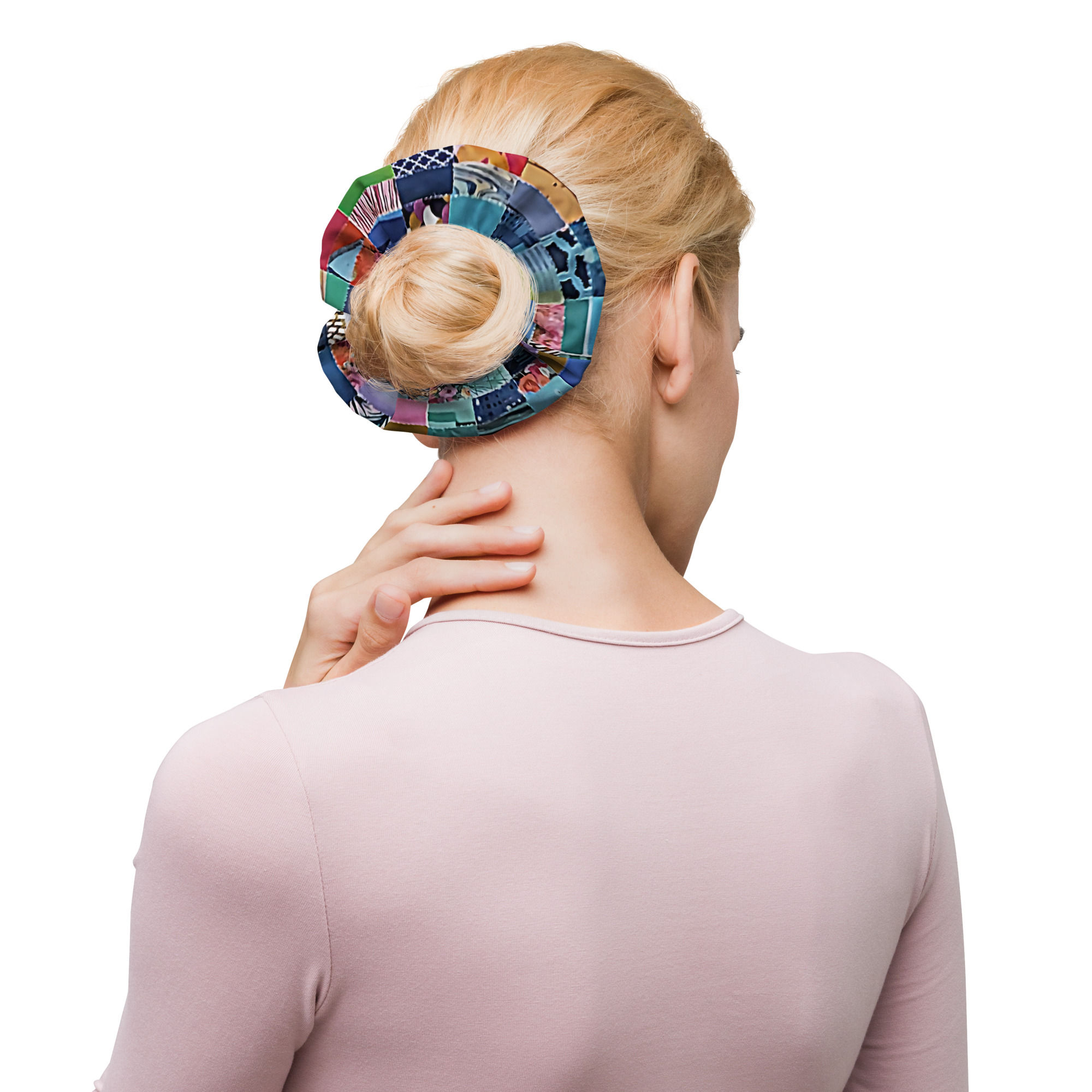 Water Taxi Recycled Scrunchie
