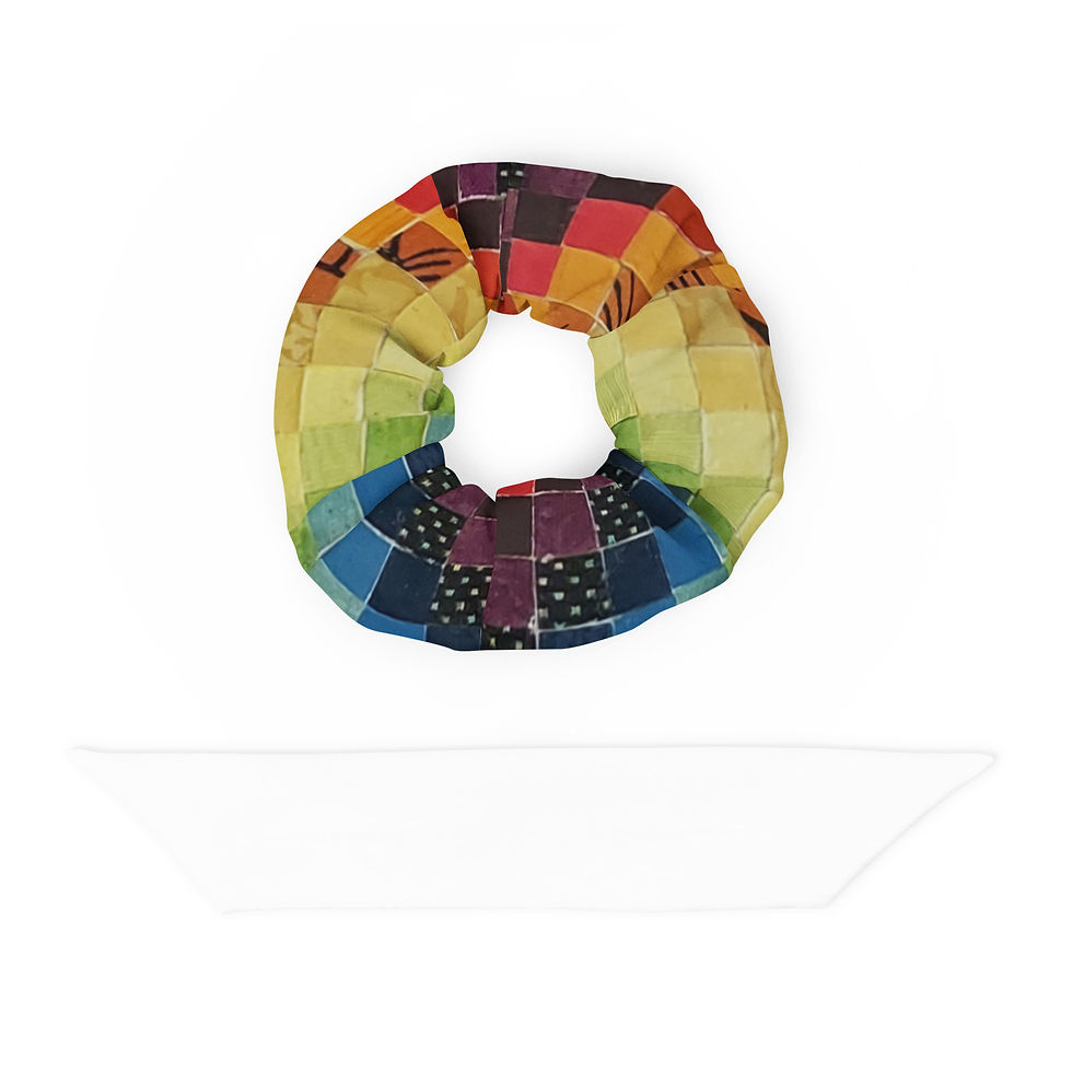 Thumbnail: Fiesta Recycled Scrunchie