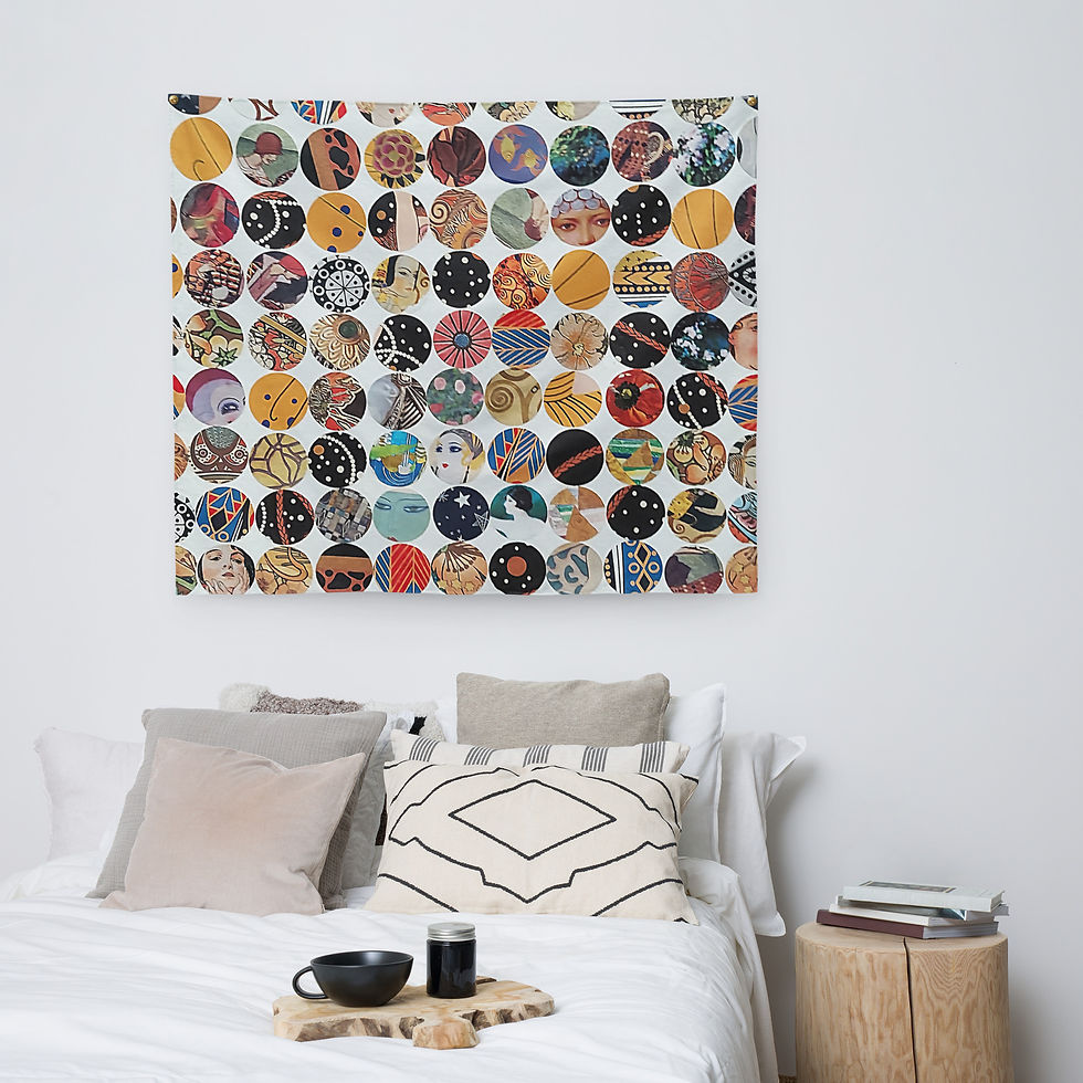 Thumbnail: Art Deco Indoor wall tapestry